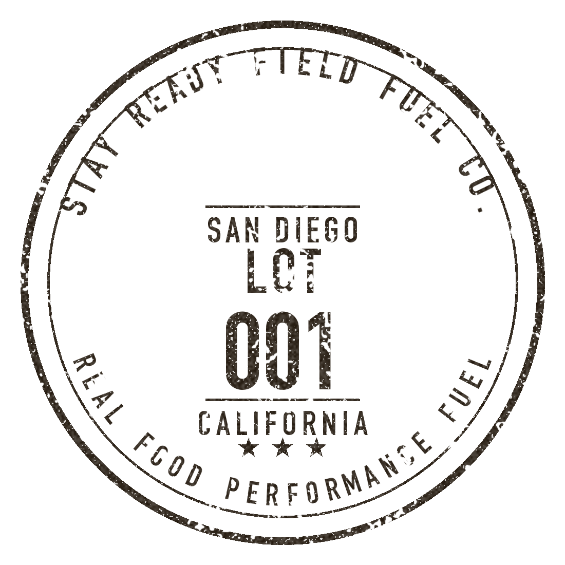 Stay Ready Lot 001 stamp